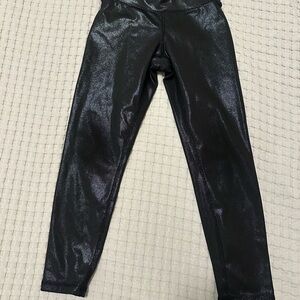 GAP Shiny Black Girls Leggings